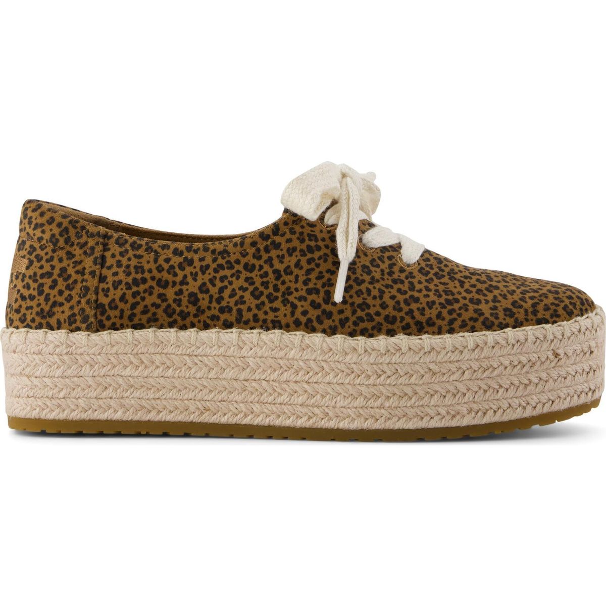 Toms Valencia Lace UP light brown micro leopard print 41 10023599-41