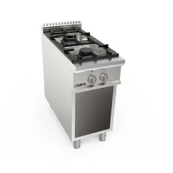 SARO Gasherd offener Unterbau 2 Brenner Modell LQ / CUG