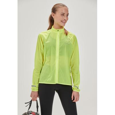 Softshelljacke ENDURANCE "IMMIE W Packable", Damen, Gr. 38, gelb (neongelb), Polyamid, unifarben, normal, Rundhals, Jacken Softshelljacke, extra leicht mit kleinem Packmaß