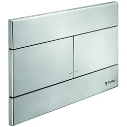Schell WC-Betätigungsplatte MONTUS PLACE Zweimengenspülung, edelstahl, 030702899 030702899