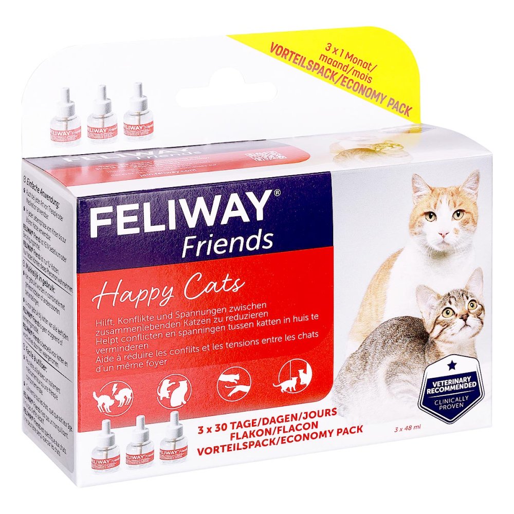 O'ZOO GmbH Feliway Friends Nachfüllflakon Vorteilspack für Katzen 17364114