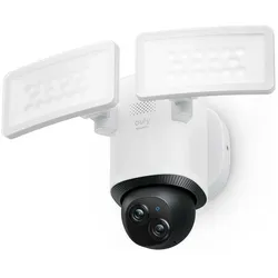 Anker eufy Floodlight Cam E340 (3072 x 1620 Pixels), Netzwerkkamera, Weiss, Schwarz