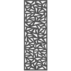 TraumGarten Sichtschutzzaun SYSTEM Designgitter TRIGON Anthrazit Sichtschutz, 60x90 cm