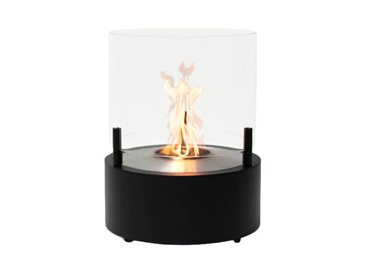 Bio-Ethanol Designer Feuerstelle „T-LITE 8“ Schwarz EcoSmart Fire