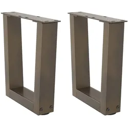 Helloshop26 - Set aus 2 V-förmigen Couchtischbeinen 40 x 30 x 31 cm robust und ästhetisch ansprechend modernes Design aus 02_0056895