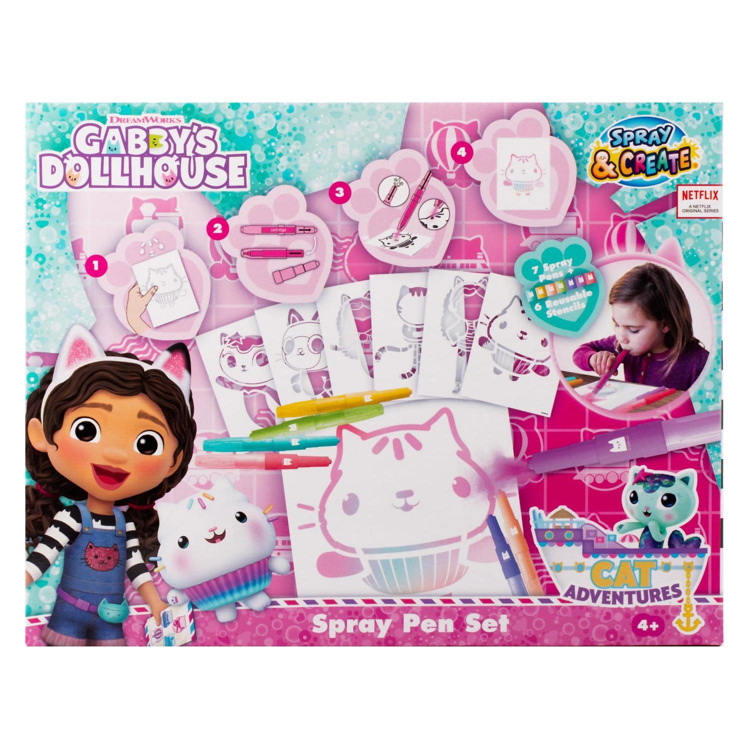 Canenco Gabby's Dollhouse Blow Pen Set (7x) (GD23364)