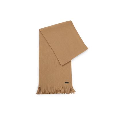Schal BOSS "Schal Albas", Herren, beige, Obermaterial: 100% Schurwolle WV., Modetücher Schal