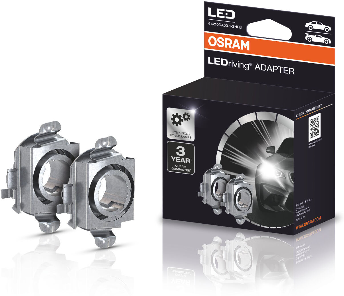 Osram Lampenfassung, Hauptscheinwerfer Ledriving Adapter 64210da03