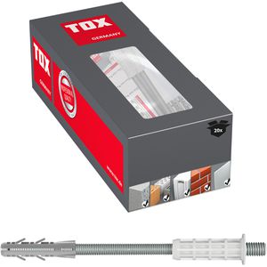 Tox Dübel 084100382, Thermo Proof Mini M8, 8 x 200mm, Abstandsmontagesystem, 81-teilig