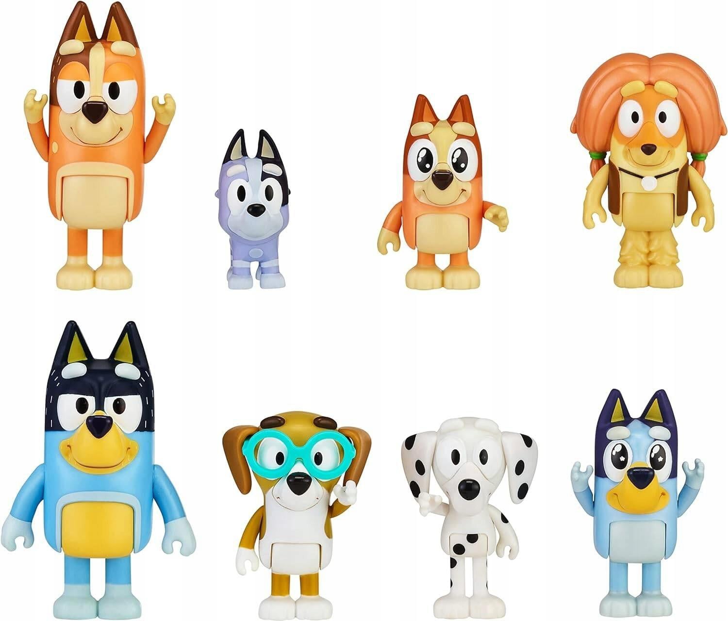 Moose Bluey Mega-pakket met 8 figuurtjes
