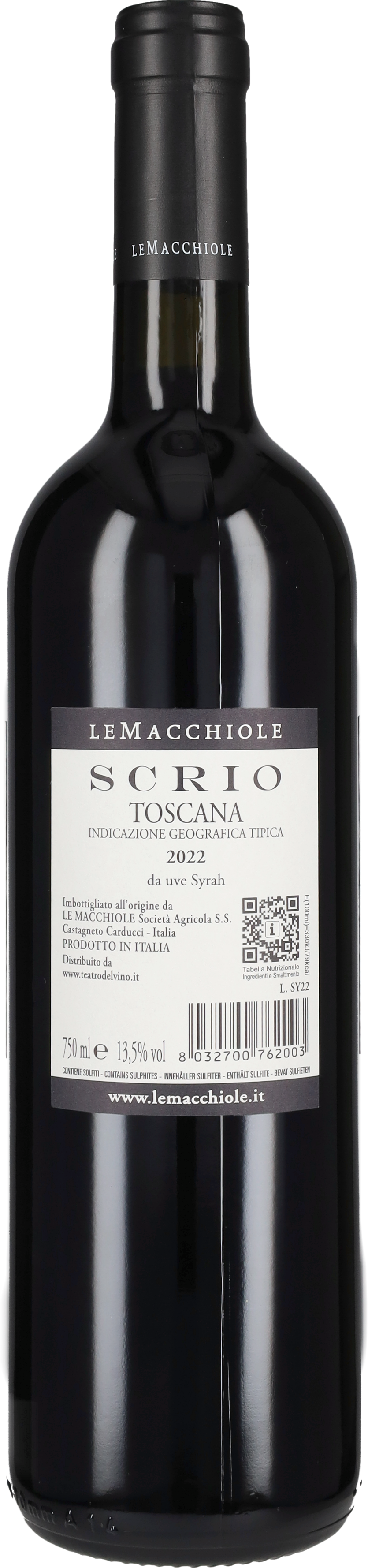 Scrio Le Macchiole 2022