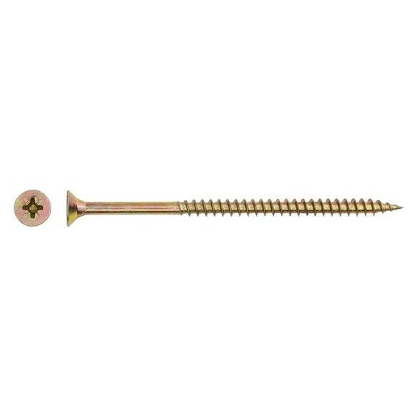 Haushalt CHIPBOARD SCREW 5.0X90/54 YLW ZP10PCS G2 (10 Schrauben pro Stück) (36517140)