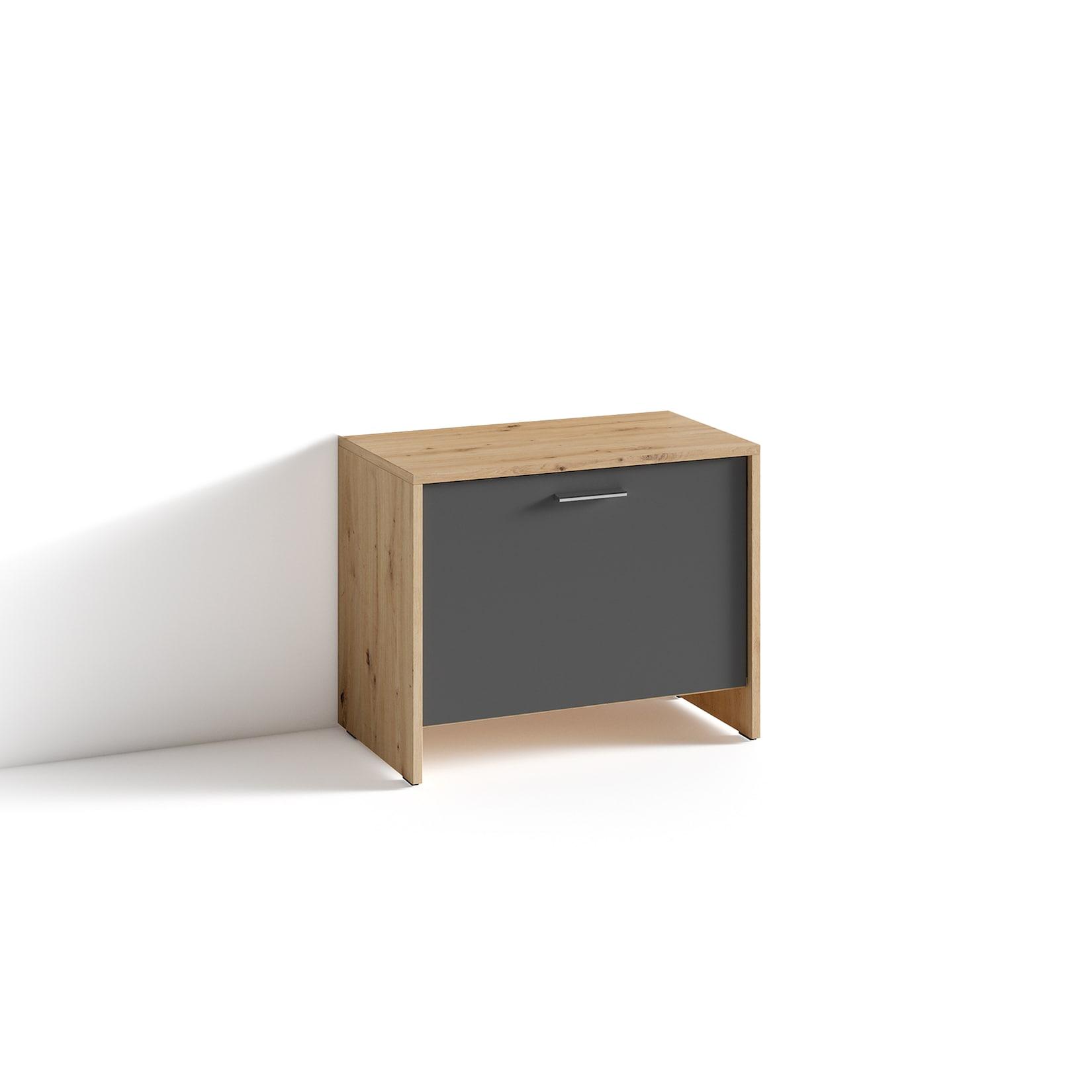 byLIVING Sitzbank BEN, Breite 60 cm, Artisan Eiche (Eiche-Optik)/anthrazit
