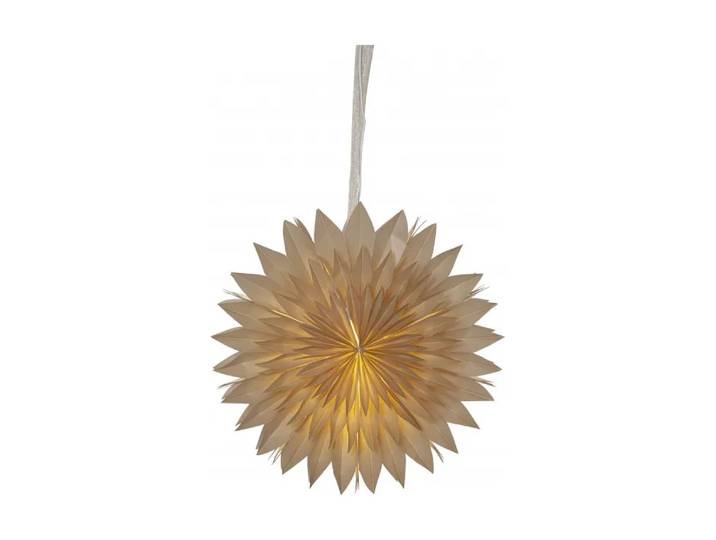 Star Trading Dis papieren ster 40 cm Bruin