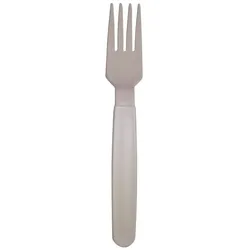 6 Mehrwegbesteck Gabel Taupe
