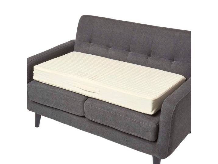 SOFA-AUFLAGE creme 100/50/10 cm – Sitzkissen orthopädisch