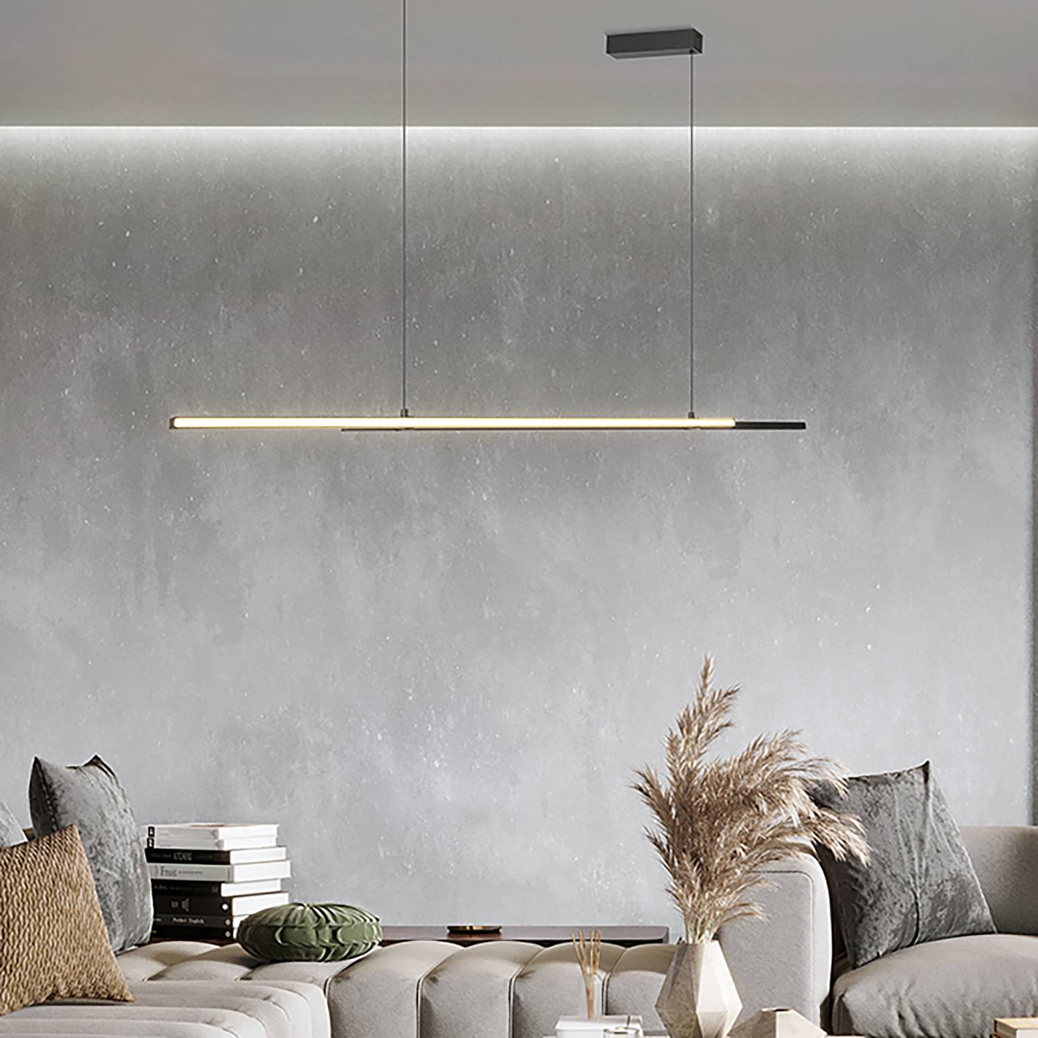Maytoni Halo LED hanglamp zwart aluminium met ringvormig design