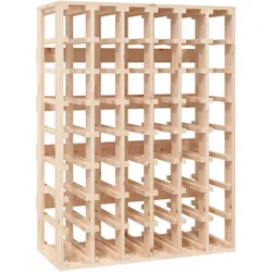 vidaXL Weinregal 70x33x94 cm Massivholz Kiefer