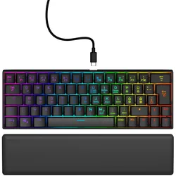 uRage Gaming-Keyboard Exodus 760 Mechanical Mini, Rote Switches, SW, QWERTZ DE