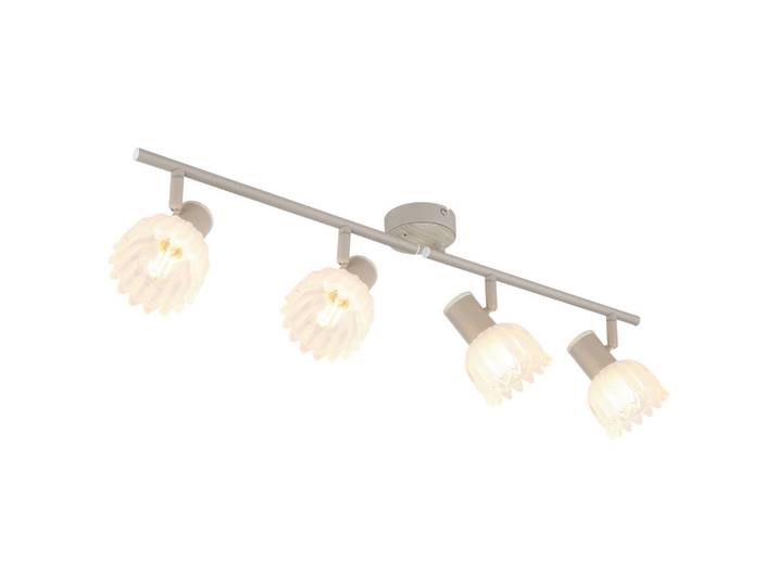 Globo Strahler Planta, Sandfarben, Metall, Glas, 9x15.5x70 cm, CE, drehbar, schwenkbar, Lampen & Leuchten, Innenbeleuchtung, Spots & Strahler, Deckenspots