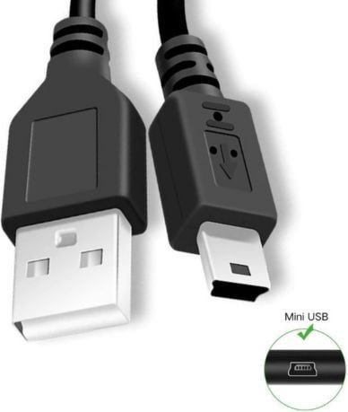 T-ProTek USB-datakabel en adapterkabel compatibel met Olympus C150