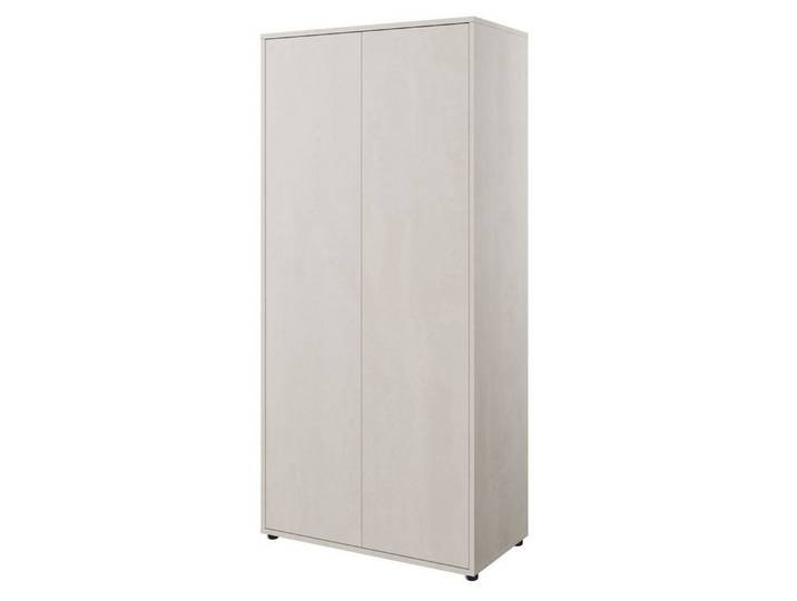 Feldmann-Wohnen Kleiderschrank Teen Flex (Teen Flex, 1-St., Kleiderschrank) 101x55x218cm betonfarben 2-türig