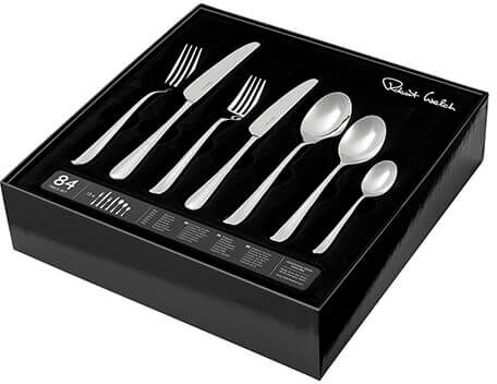 Robert Welch Kingham Bright 84 Piece Cutlery Set