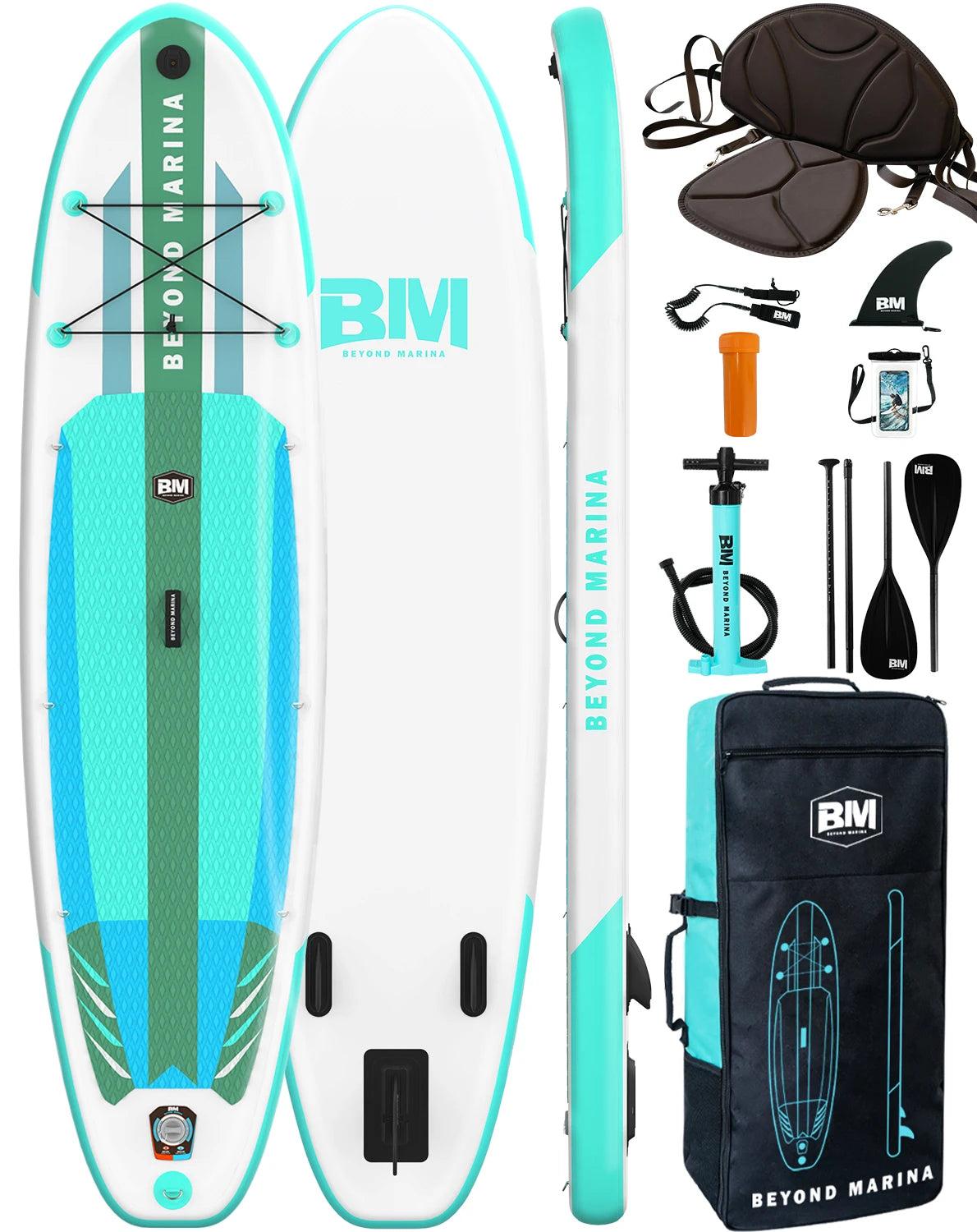 Aufblasbares Paddleboard - SUP-Board - Stand-Up-Paddle - Leichtes Paddleboard - Tragfähigkeit: 140 kg