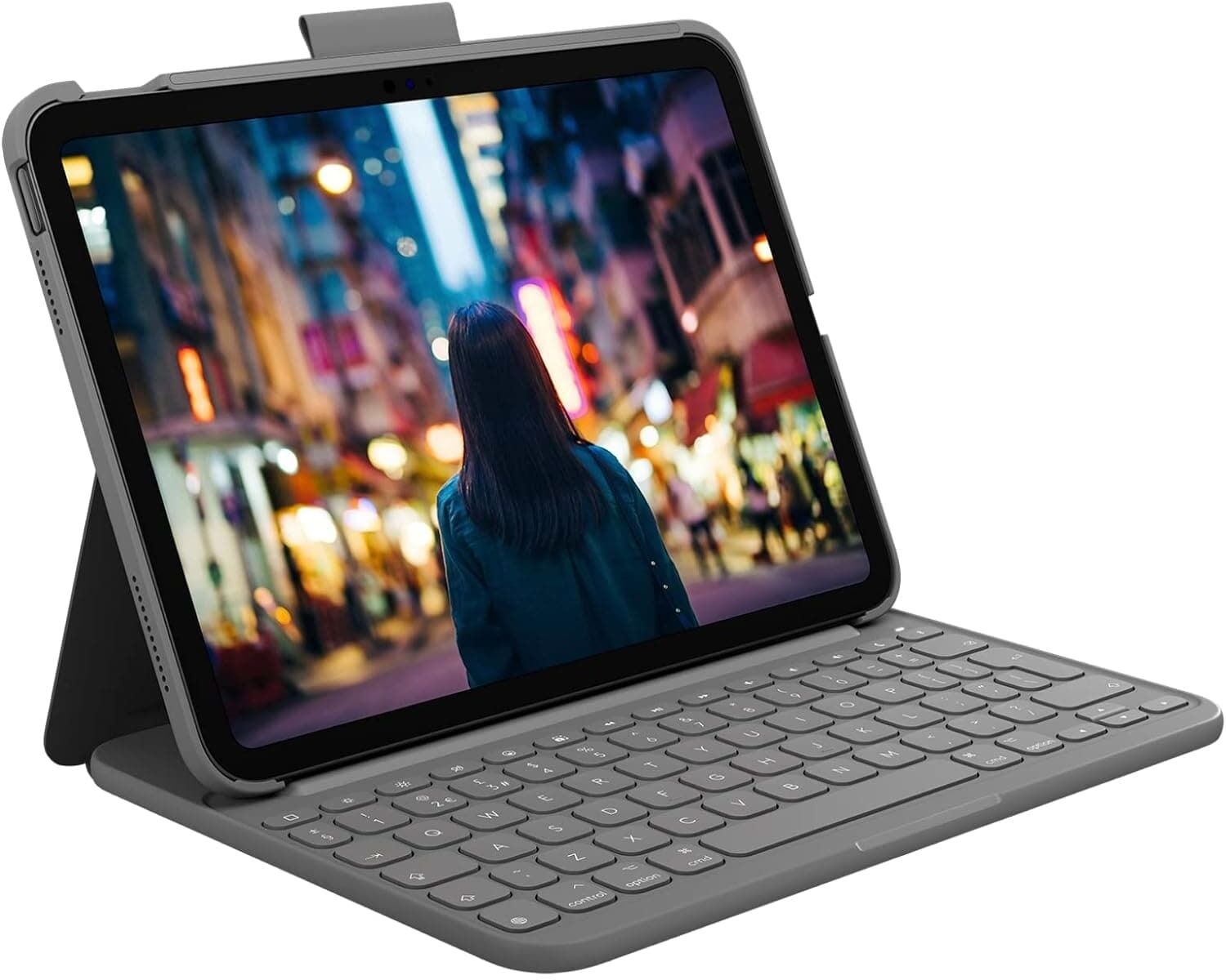 Logitech Slim Folio iPad 10th Gen Case - Grey, New