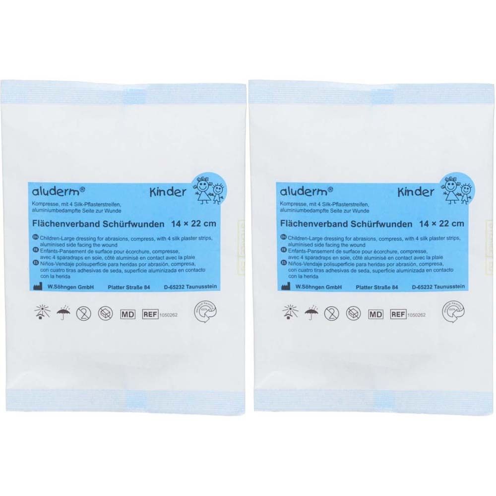 Aluderm KIN Flae V Schuerf x2 2x1 St Verband