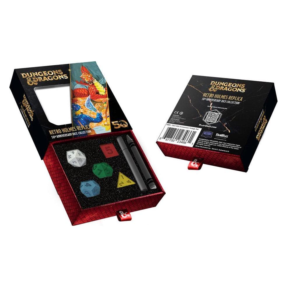 FanRoll Dungeons & Dragons Würfel Set 50th Anniversary: Retro Holmes Replica (FNRL10961)
