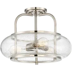 Elstead Lighting, Deckenleuchte, Trilogy Deckenleuchte E27 3-fach Nickel gebürstet (E27)
