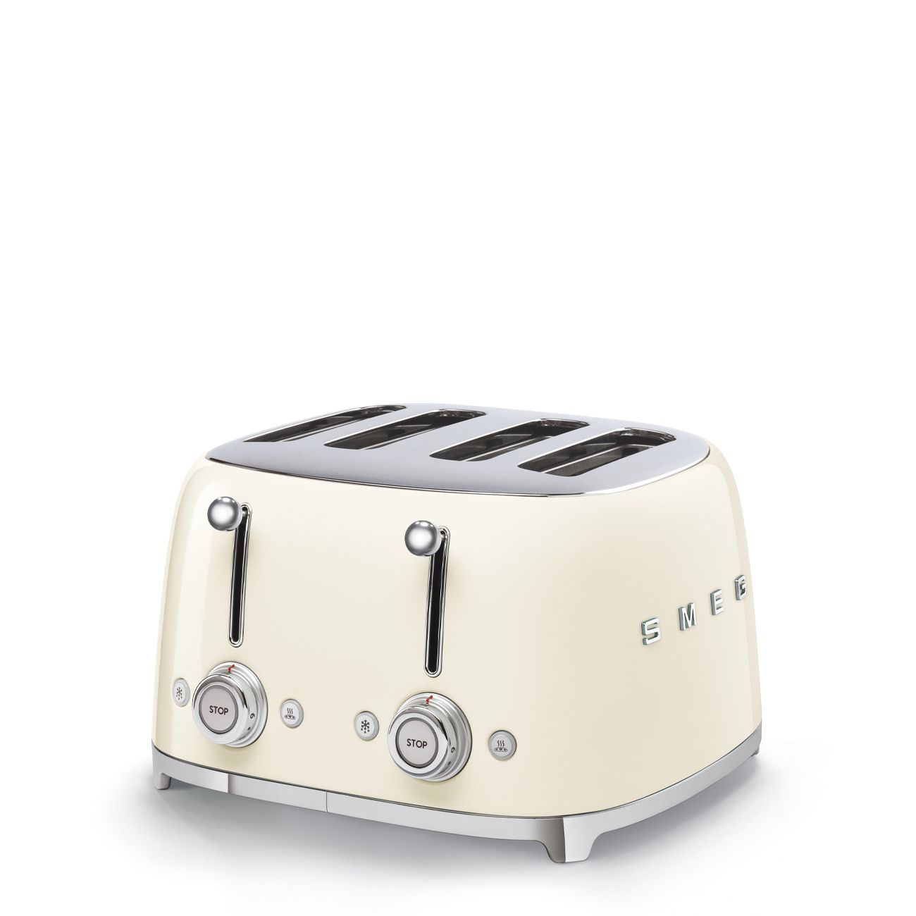 Smeg TSF03CREU Toaster 2000 W 4 Scheibe(n) 6 Stufen (Cremefarben)