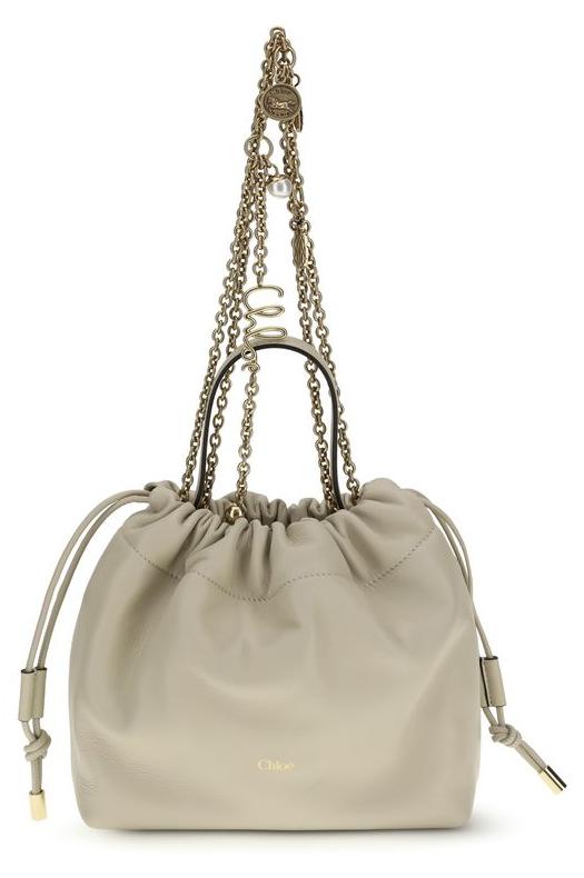 Chloé Schultertasche in Beige