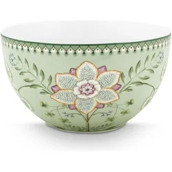 PIP Studio Lily&Lotus Light Green Bowl 18cm, Schüssel + Schale, Grün