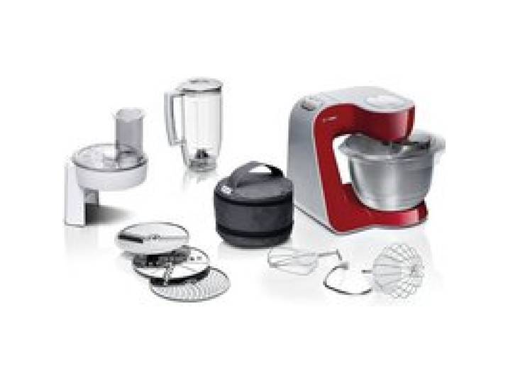 MUM58720 Robot Pâtissier 1000W Bol Inox 3 9L 7 Vitesses Gris/Rouge