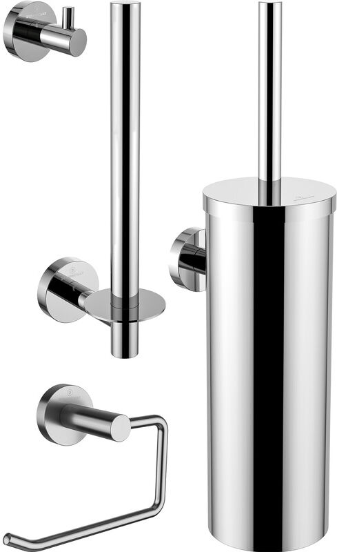 Dynamic Way RVS toilet accessoires set chroom