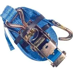 Zurrgurt Ratsche und Haken 3,5x800cm blau