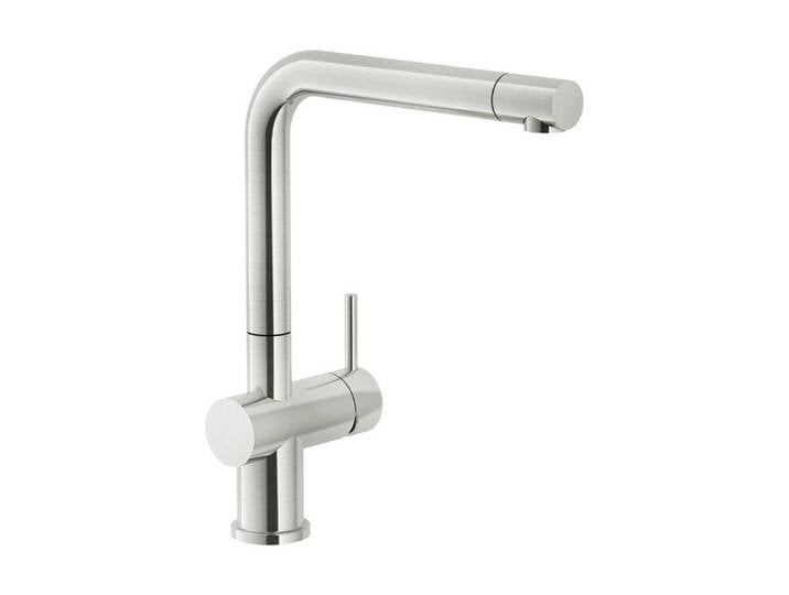 Systemceram Küchenarmatur Sila Edelstahlfinish