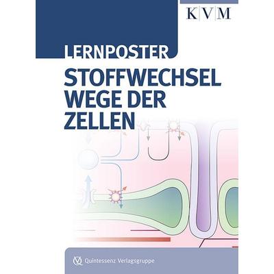 Lernposter – Stoffwechselwege der Zellen, Poster von , KVM - Der Medizinverlag, 978-3-86867-279-4