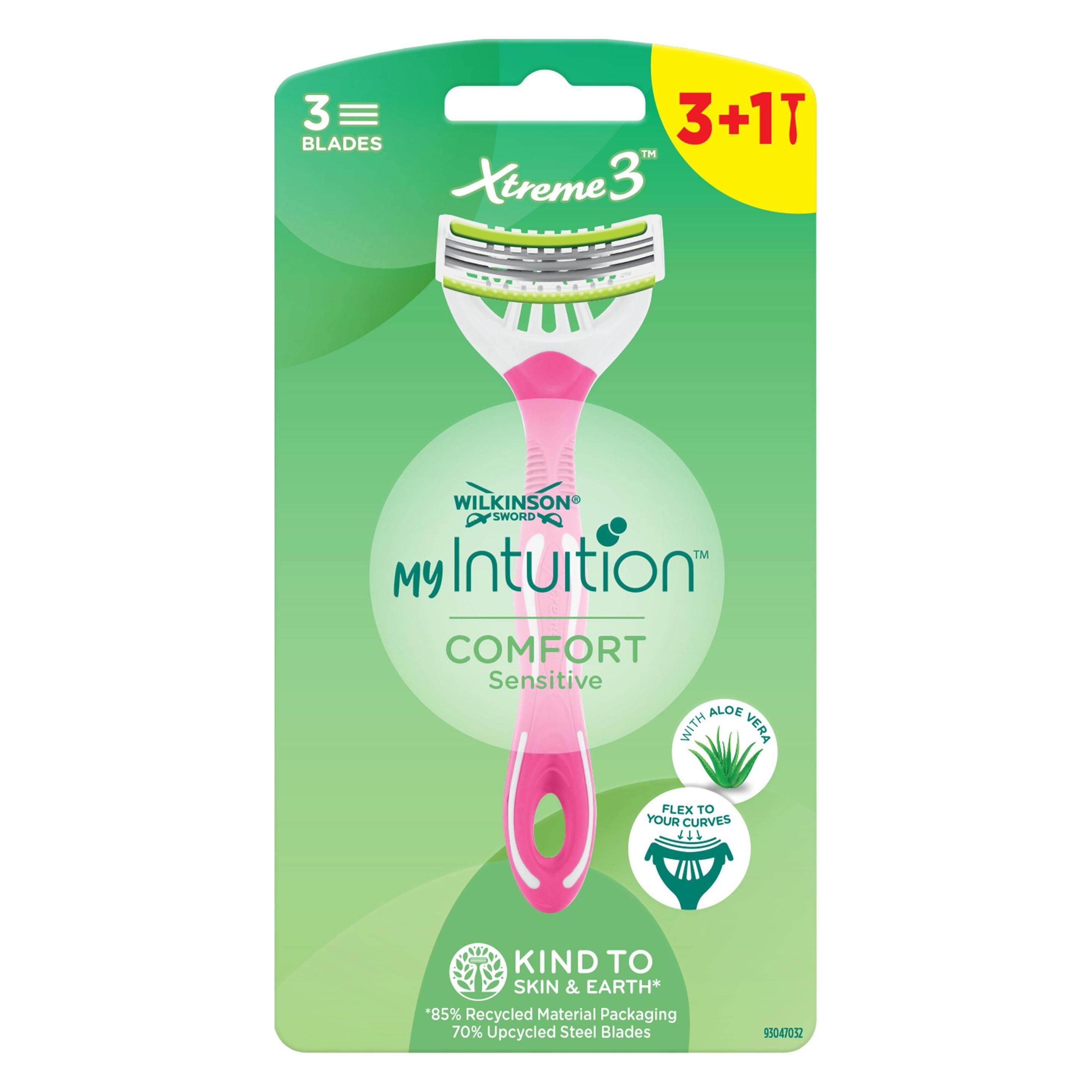 Wilkinson Einwegrasierer für Damen My Intuition Comfort Sensitive e 3 + 1 Stck (68755324)