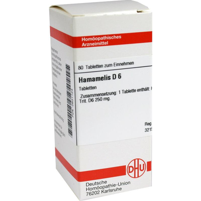 DHU-Arzneimittel GmbH & Co. KG HAMAMELIS D 6 Tabletten 80 St 02631124