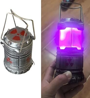Uplifted Finds Futuristic Sci Fi Nuclear Reactor Lantern LED Cyberpunk Desk Lamp & Camping Light c