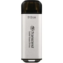Transcend ESD300 (512 GB, USB-C), USB Stick, Silber
