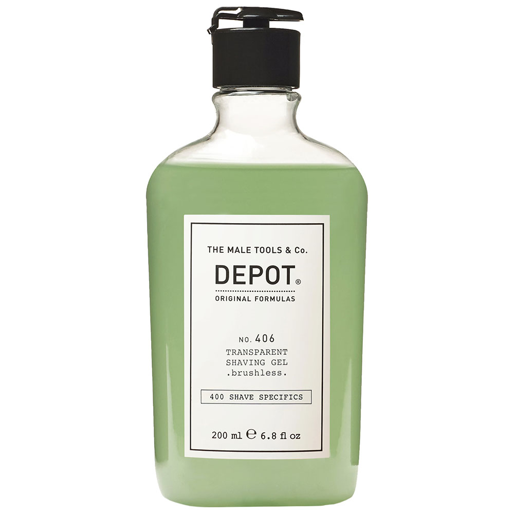 Depot No. 406 Transparent Shaving Gel Brushless 200mL