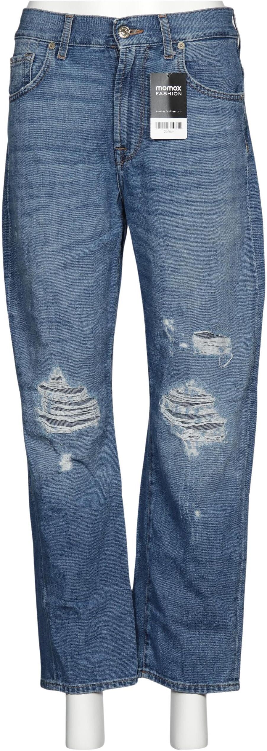 7 for all mankind Damen Jeans, Blau, Gr. W26, Baumwolle - Second Hand
