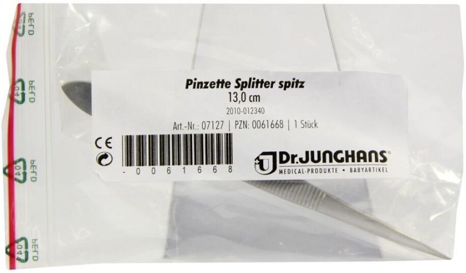 Pinzette Splitter spitz 13 cm