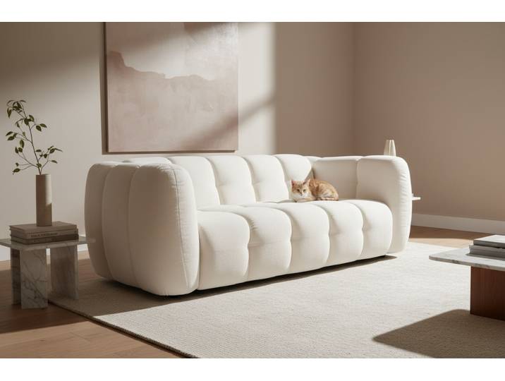 Canapé MILLOW 3pl Harmony blanc