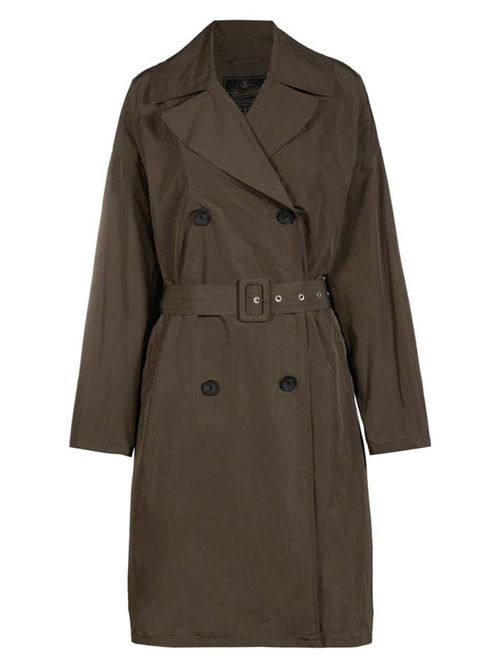 Herrlicher Trenchcoat in Dunkelbraun - L