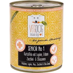VEGDOG SENIOR No1 | 6x 800g veganes Hundefutter